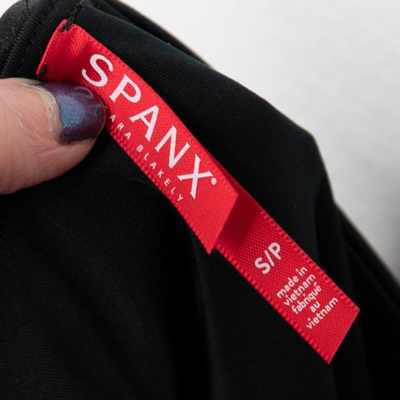 Spanx Faux Leather Leggings Black J29 - Picture 7 of 9